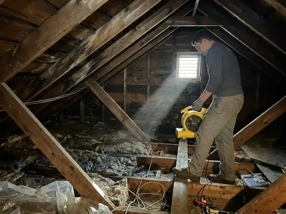 attic-water-damage-drying-proc-007 — frequently asked questions, Emergency Water Extraction & 24/7 Flood Response in Blackst…